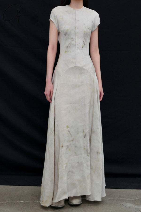 Mutedance 25 Spring/Summer Waist Maxi Dress MD-MD25SS30-linen